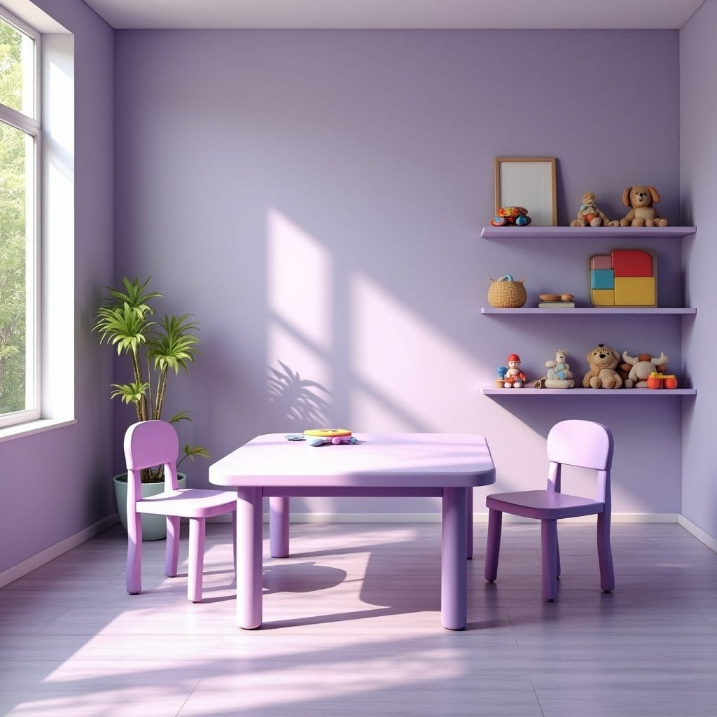 Center-based ABA therapy room
